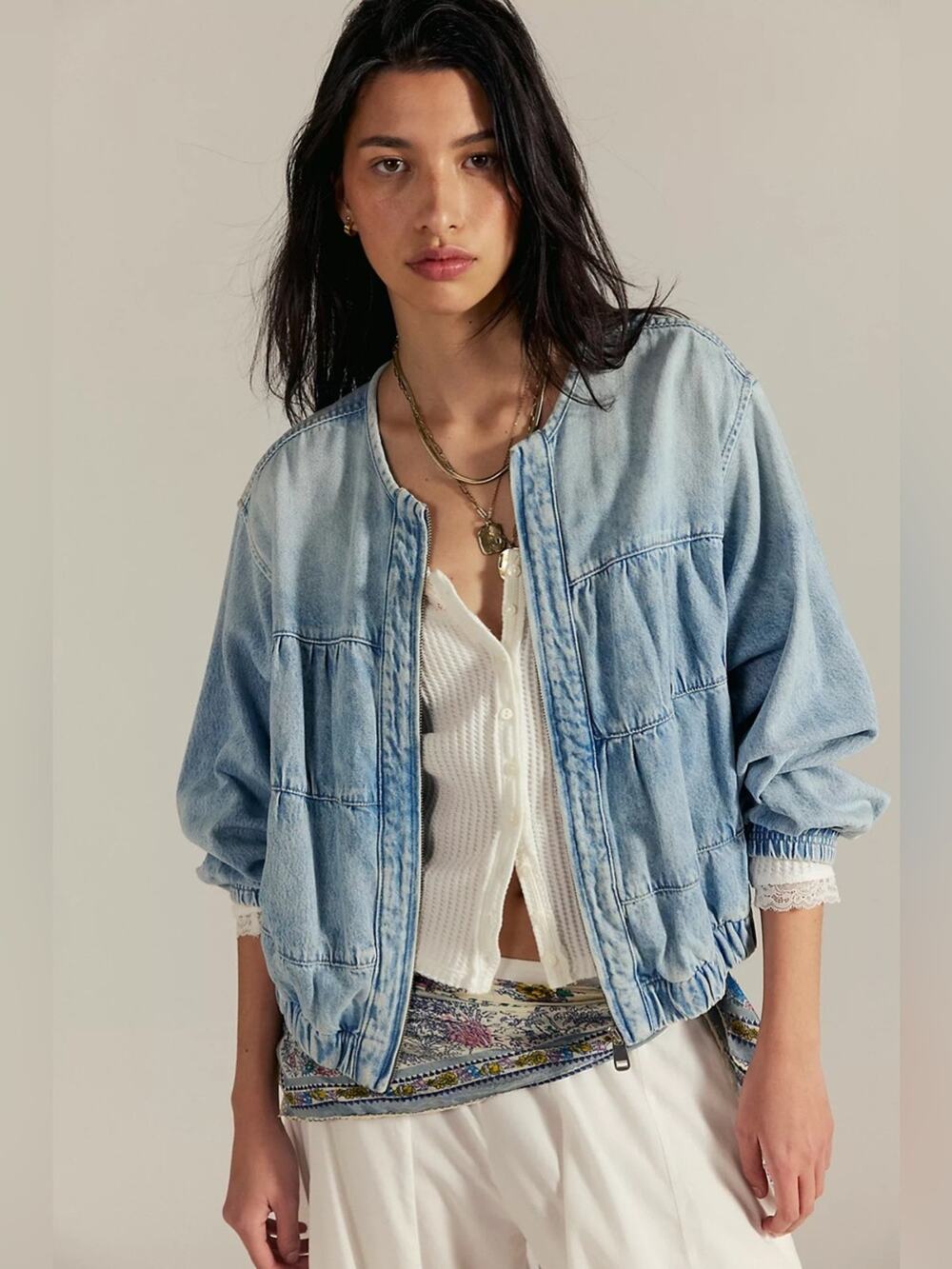 We The Free Layla Denim Jacket
